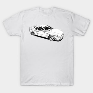 Atsuro Kawai's Nissan Skyline [ Initial D ] T-Shirt